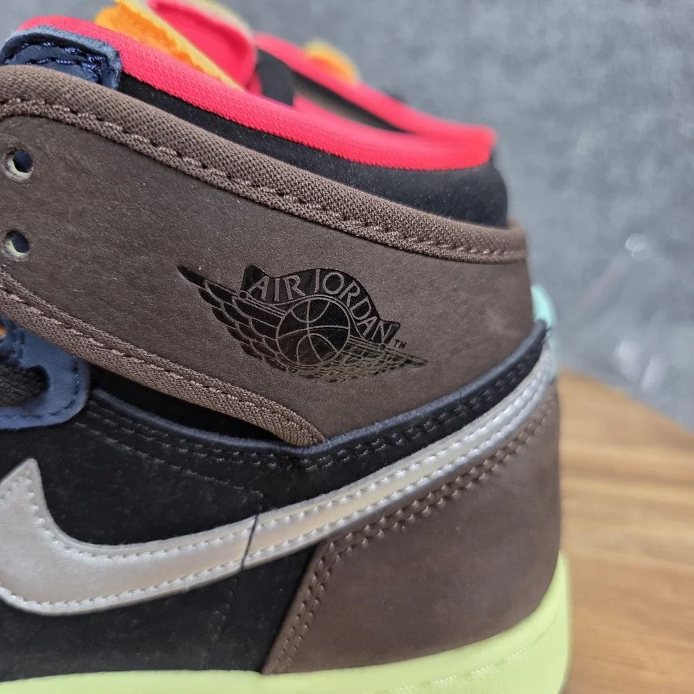 Nike Air Jordan 1 Retro High OG Bio‎ Hack Shoes Youth Size 5Y Multi 575441-201